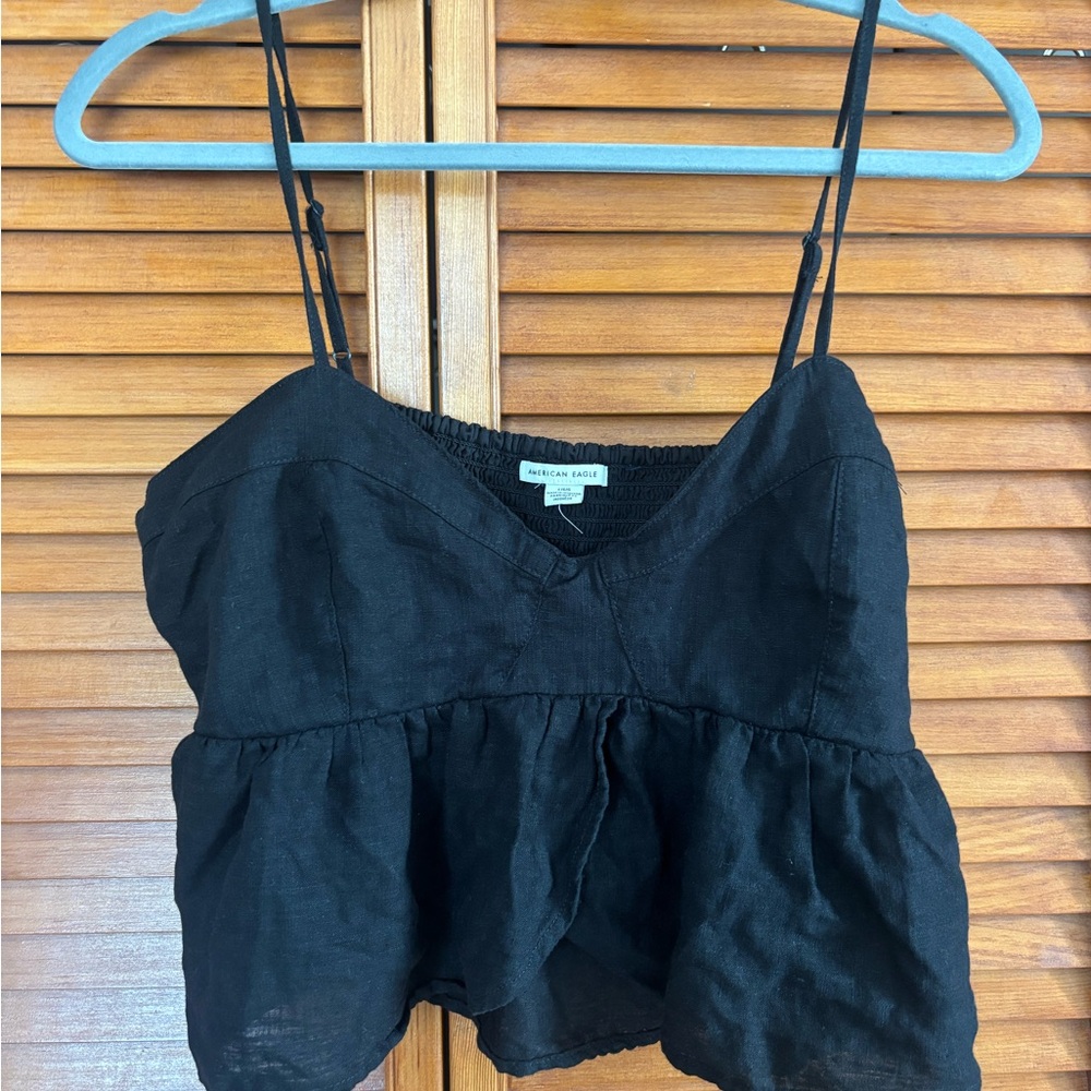 American Eagle Outfitters Black Camisole Top